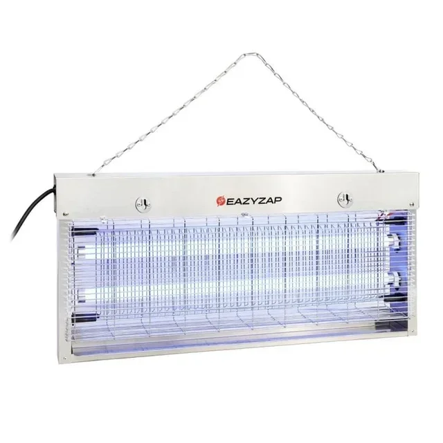 Electric Mosquito Killer Lamp Brushed Stainless Steel 20W UV LED