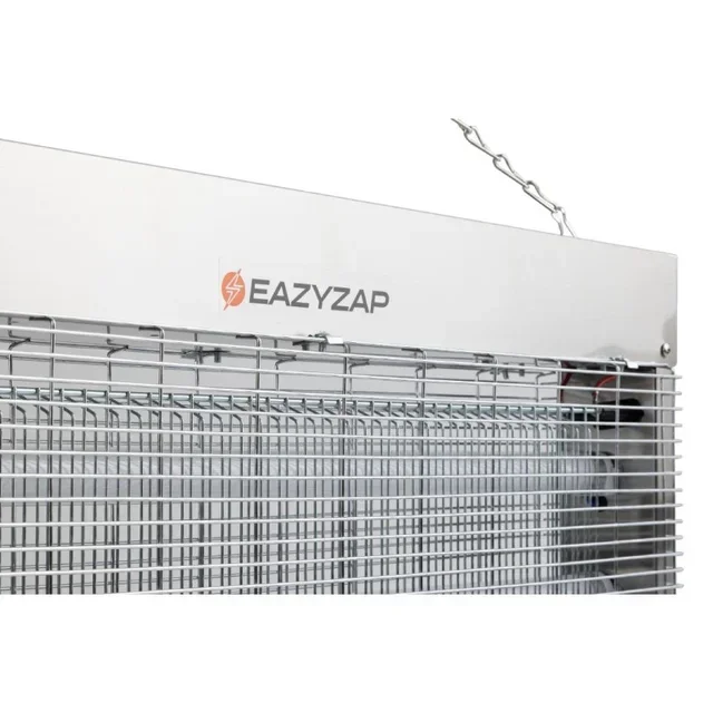 Lámpara Antimosquitos Eléctrica Acero Inoxidable Cepillado 20W LED UV