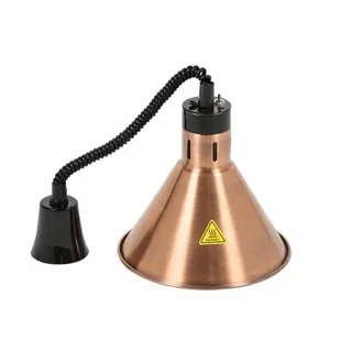 Lâmpada Aquecedora Design Cone Cobre com Lâmpada E27