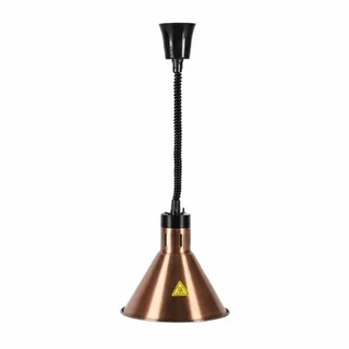 Lâmpada Aquecedora Design Cone Cobre com Lâmpada E27