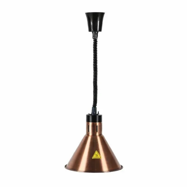 Lampada Riscaldante Design Cono Rame con Lampadina E27