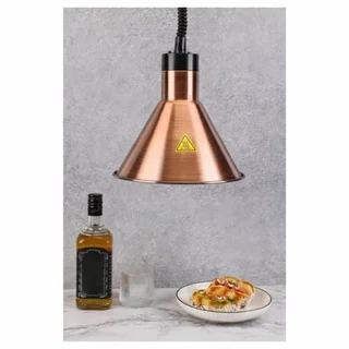 Lâmpada Aquecedora Design Cone Cobre com Lâmpada E27