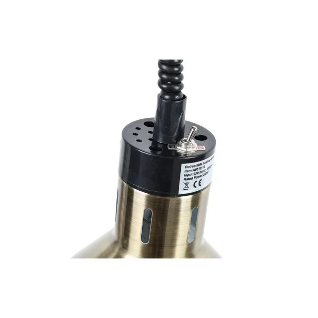 Lampada Riscaldante Colore Oro con Lampadina Inclusa