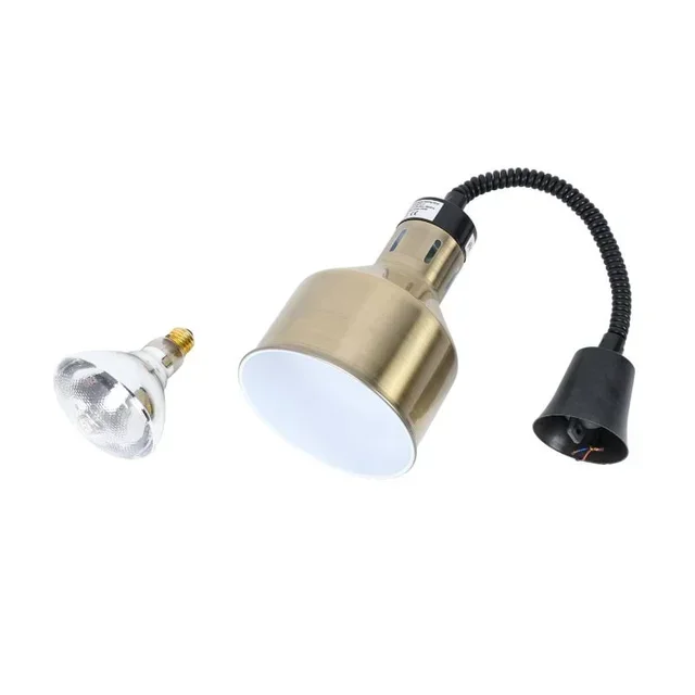 Lampada Riscaldante Colore Oro con Lampadina Inclusa