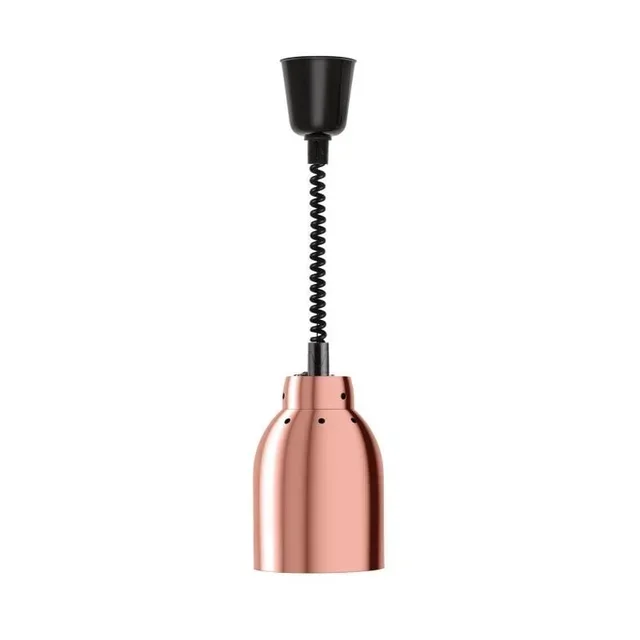 Copper Heat Lamp with Infrared Bulb