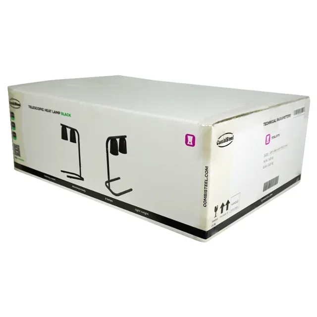 Lampe Chauffante Double Noir 500W