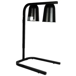 Lampe Chauffante Double Noir 500W