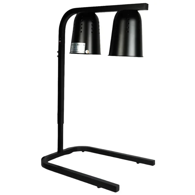 Lampe Chauffante Double Noir 500W
