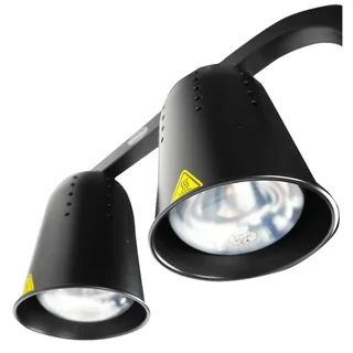 Lampe Chauffante Double Noir 500W