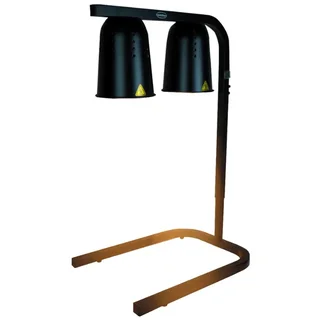 Lampe Chauffante Double Noir 500W