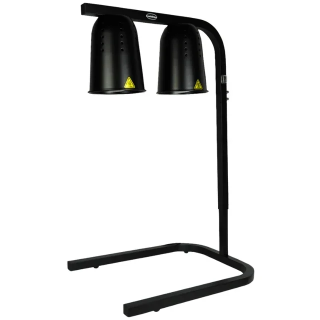 Lampe Chauffante Double Noir 500W