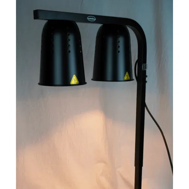 Lampe Chauffante Double Noir 500W