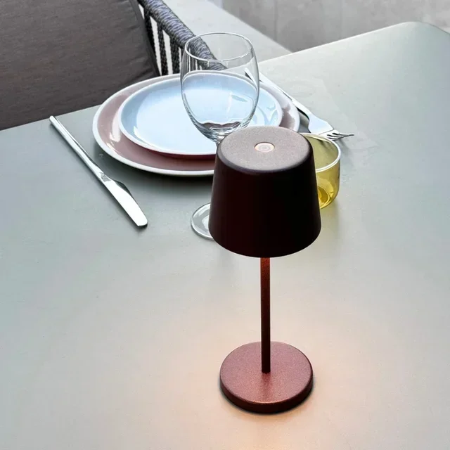 Kelly Mini Retro Bedside Lamp with Built-in Charging Station - Set of 6 Units