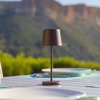 Kelly Mini Retro Bedside Lamp with Built-in Charging Station - Set of 6 Units