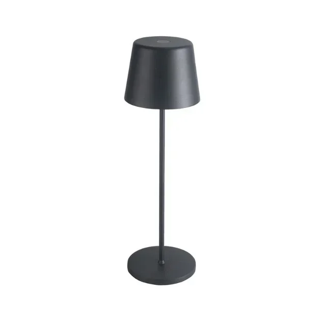 LED Bedside Lamp Black - Height 36 cm