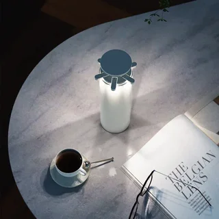 Lampada da Tavolo Touch LED - Effetto Fuochi d'Artificio Bianco