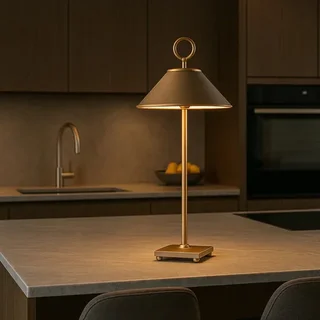 LED Touch Bedside Lamp - Bronze Finish Marsh Style