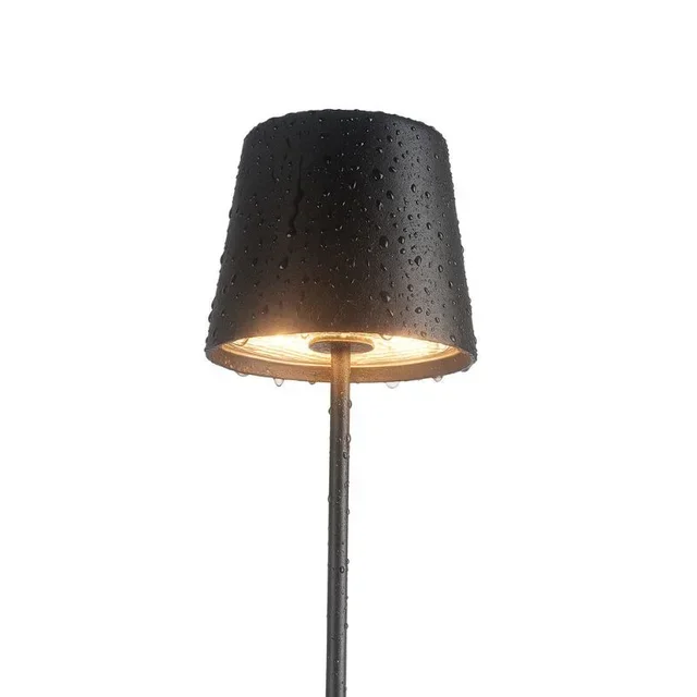 Black LED Desk Lamp 21 cm Height - Modern Lighting