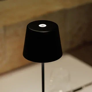 Black LED Desk Lamp 21 cm Height - Modern Lighting