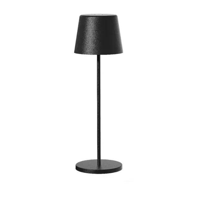 Lámpara de Mesita de Noche Táctil LED Kelly - Acabado Negro