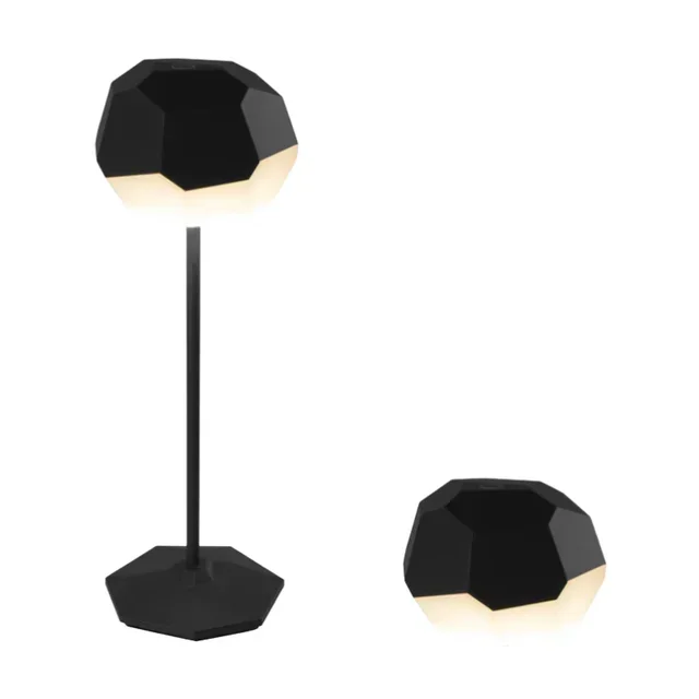 Lampada da Tavolo LED Touch Stone Nera - Comando Touch