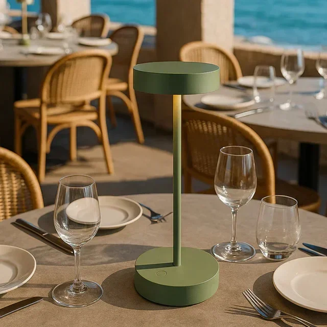 Lampada da Tavolo LED Touch - Standy Maxi Verde Salvia