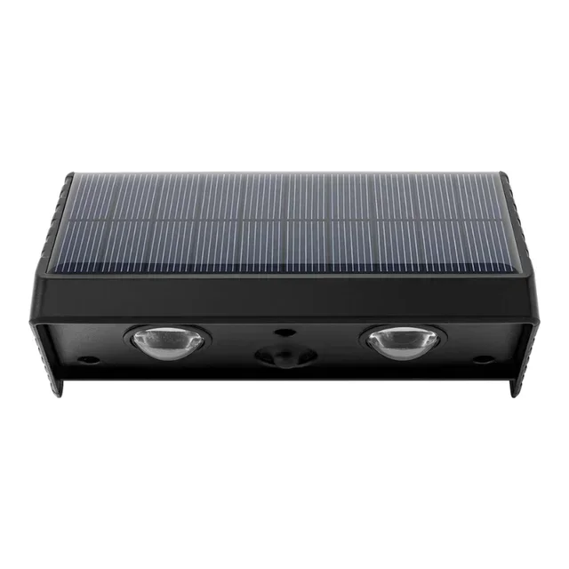 Set of 4 Kyla Solar Wall Lamps Outdoor Lighting