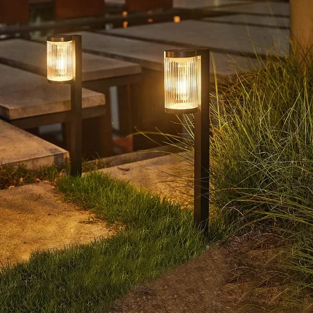 Set of 2 Beamlit Solar Beacons Outdoor LED Lighting