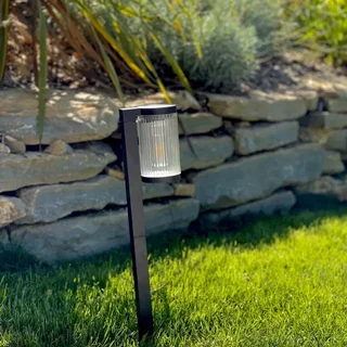 2er-Set Beamlit Solarleuchten Außen-LED-Beleuchtung