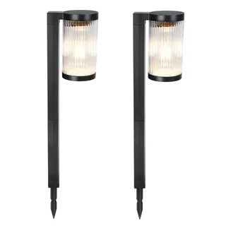 2er-Set Beamlit Solarleuchten Außen-LED-Beleuchtung