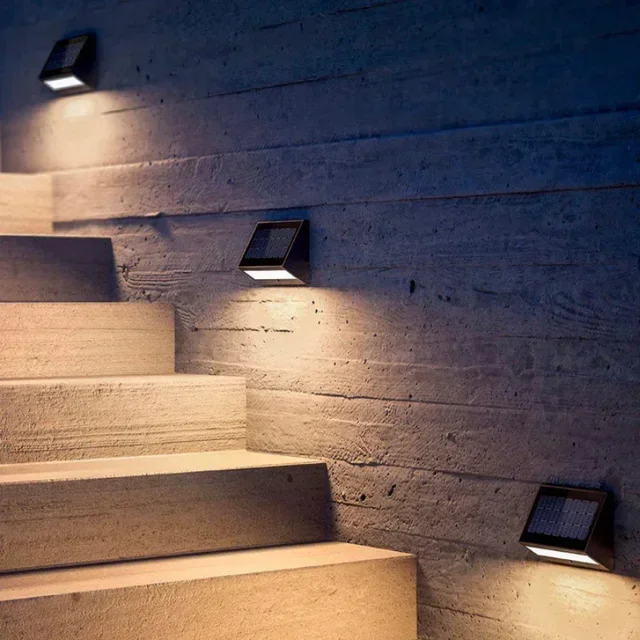 Solar Outdoor Wall Light Ecostep Autonomous LED Lighting