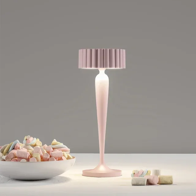 Twiggy Rosa LED-Touch-Lampe - Design Tischleuchte