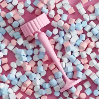 Twiggy Rosa LED-Touch-Lampe - Design Tischleuchte