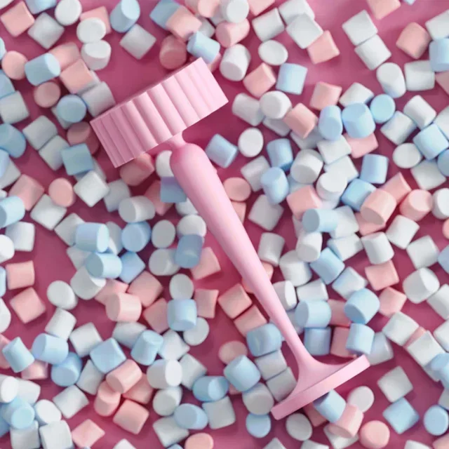 Twiggy Rosa LED-Touch-Lampe - Design Tischleuchte