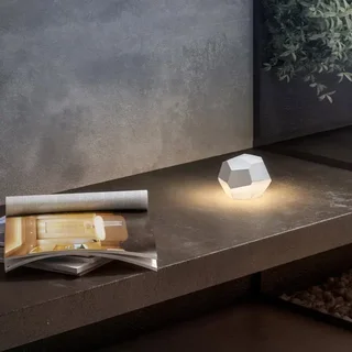 Lâmpada Tátil LED Stone Branco - Iluminação de Mesa