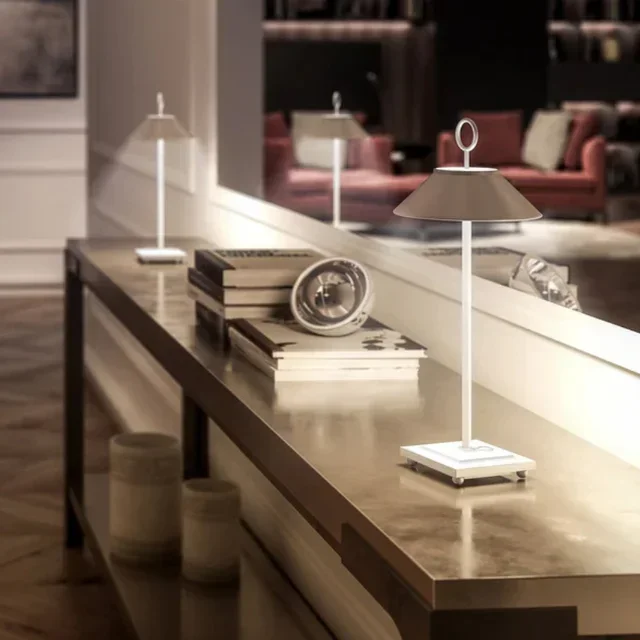 Touch LED Bedside Lamp - White Marsh Collection