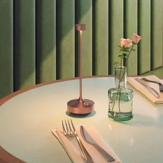 Lámpara de Mesa Táctil LED - Cobre Ruby