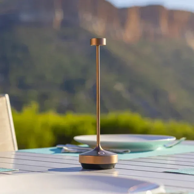 LED Touch Table Lamp - Ruby Copper