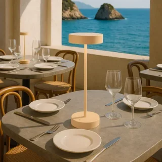 Lampe Tactile de Table LED - Modèle Standy Maxi Couleur Sable