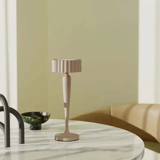 Lampada da Comodino LED Touch Modello Twiggy Sabbia