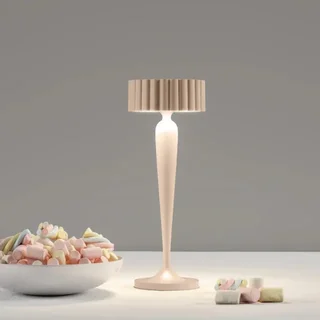 Lampada da Comodino LED Touch Modello Twiggy Sabbia