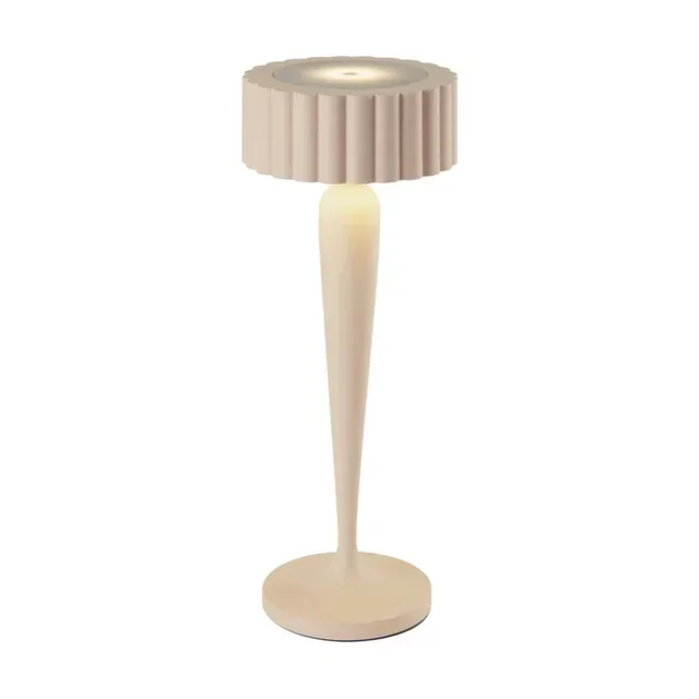 Lampada da Comodino LED Touch Modello Twiggy Sabbia
