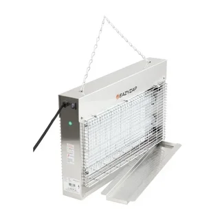 LED Insect Killer Lamp 14W - Brushed Stainless Steel Housing