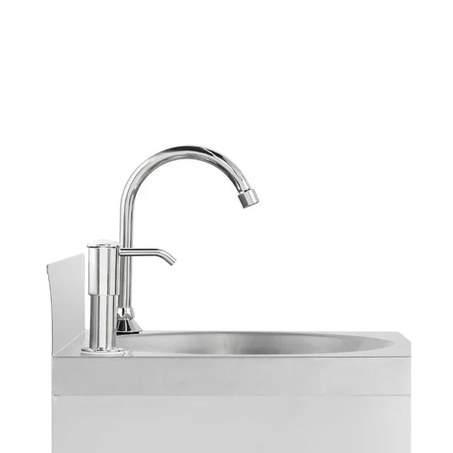 Lava-Mãos em Aço Inoxidável com Acionamento por Joelho