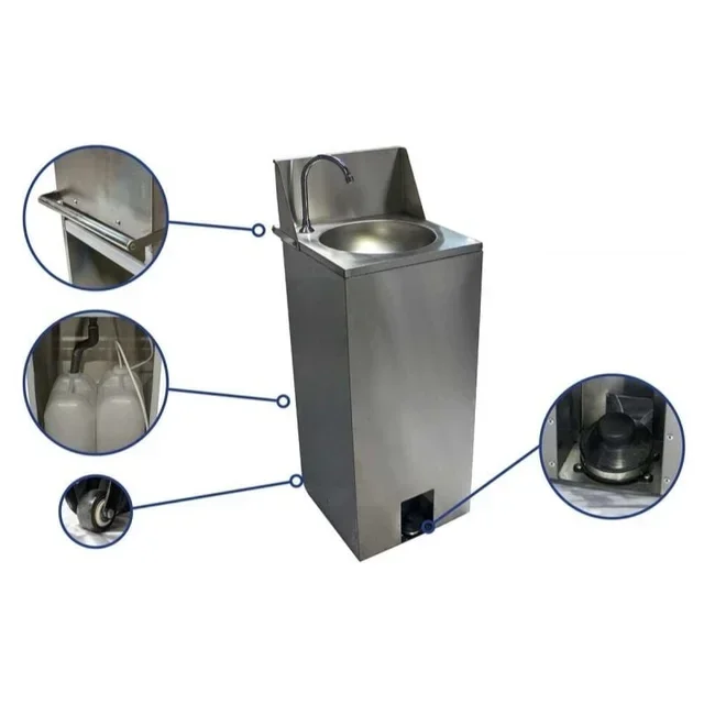 Portable Self-Contained Hand Wash Station - 15 Liter Tank