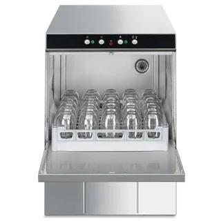 Professional Ecoline Dishwasher 50x50 cm with Built-in Water Softener, Drain Pump, Detergent and Rinse Aid Dispenser - Mechanical