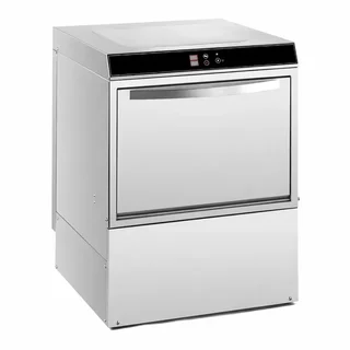 Professional Dishwasher 50x50 cm with Integrated Detergent Dispenser and Rinse Aid
