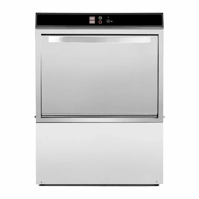 Lavavajillas Profesional 50x50 cm con Dosificador de Detergente y Abrillantador Integrado