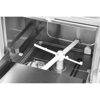 Professional Dishwasher 50x50 cm with Integrated Detergent Dispenser and Rinse Aid