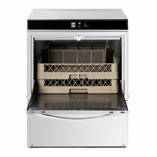 Professional Dishwasher 50x50 cm with Integrated Detergent Dispenser and Rinse Aid